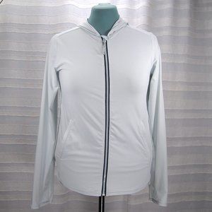 Athleta Girl Ice Blue Lightweight Zip Hoodie - XXL/16